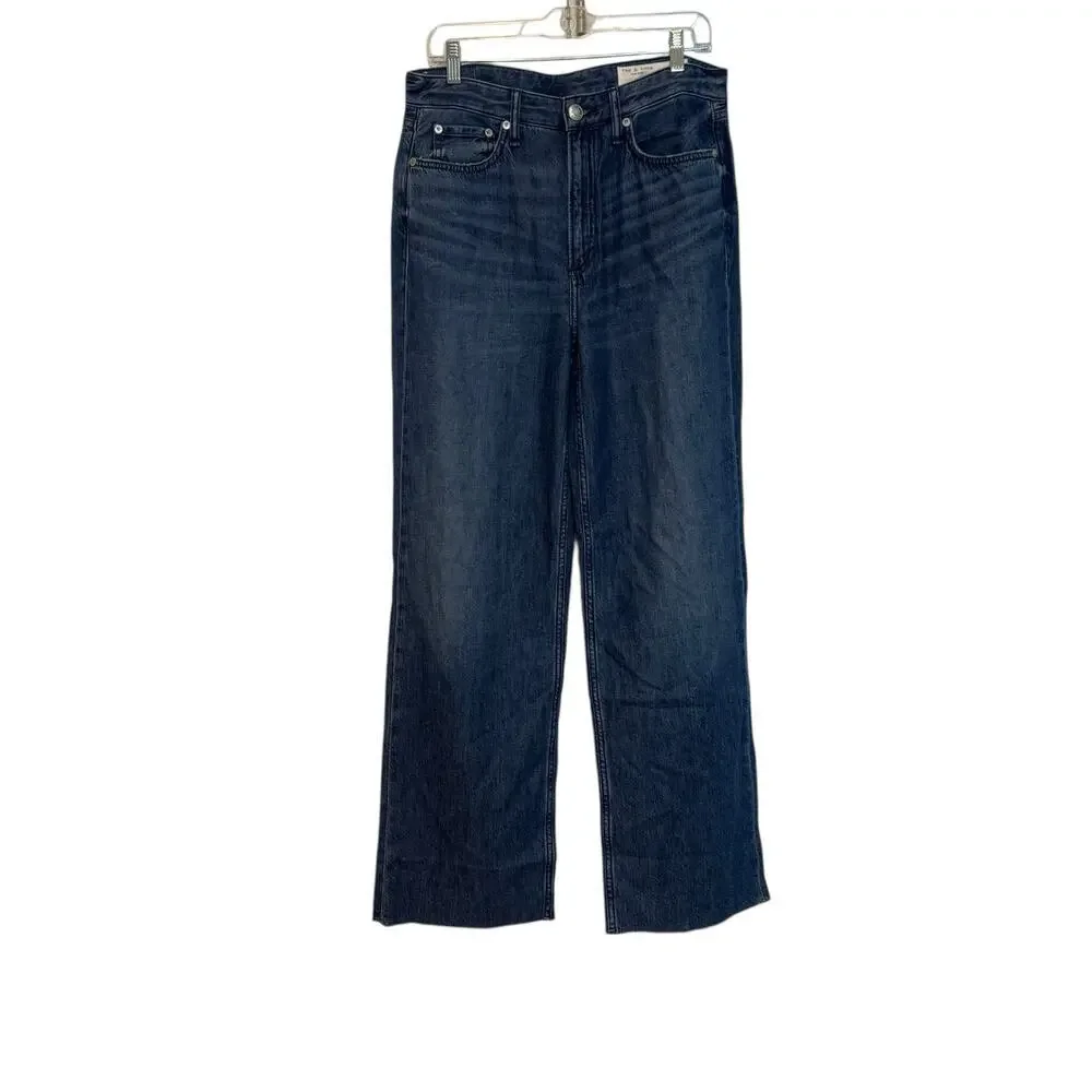 Rag & Bone Women's Featherweight Logan Jeans Wide Leg Randie Size 27 NWT - Picture 6 of 15